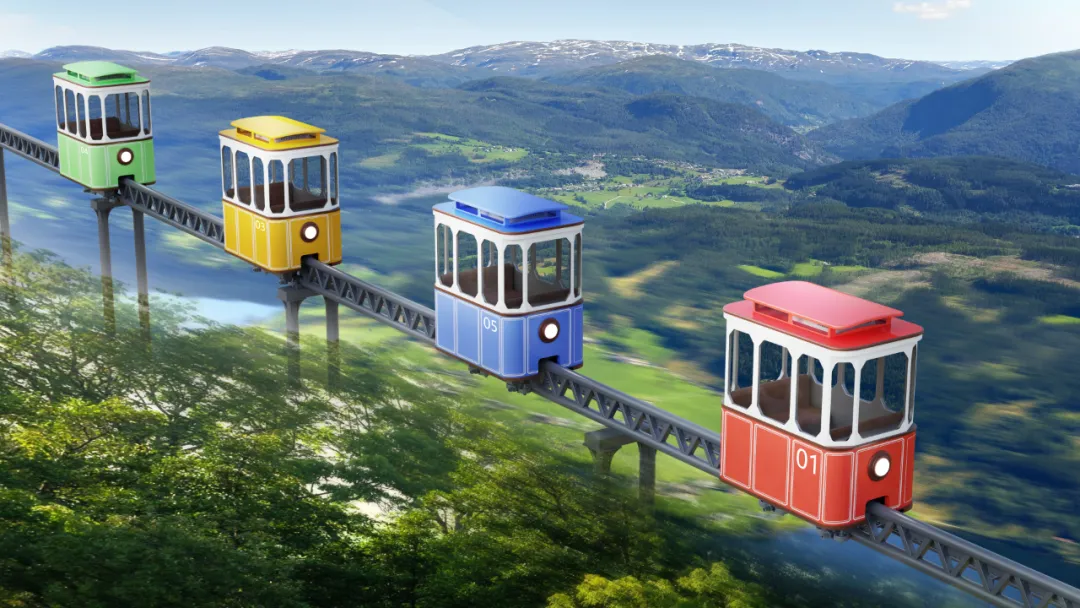 大丰中标西安白鹿原影视城沉浸式轨道观光车项目