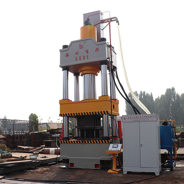 800吨三梁四柱油压机