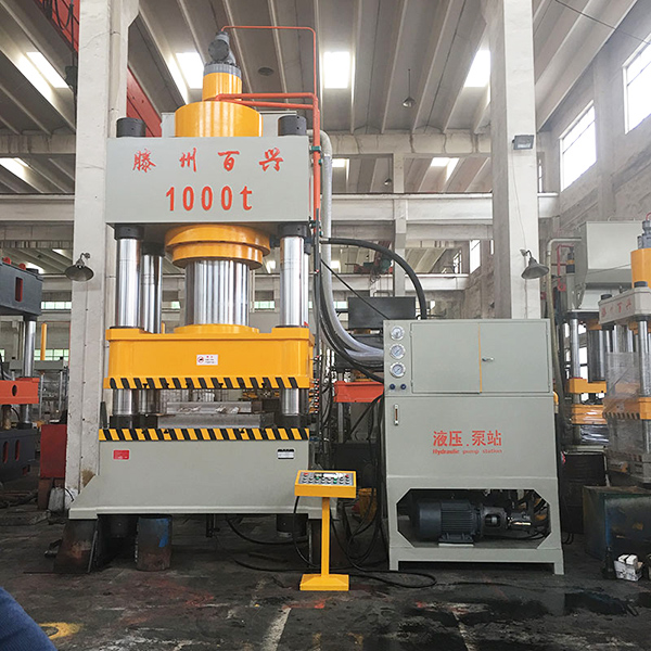 1000t三梁四液压机 玻璃钢水箱成型机