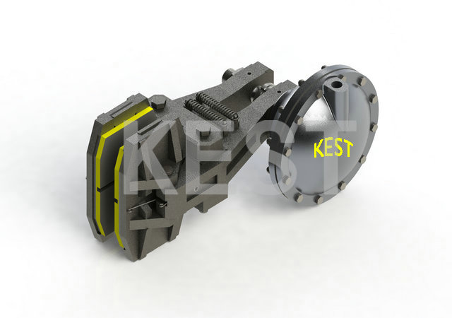 KB6气动盘式制动器-常开式