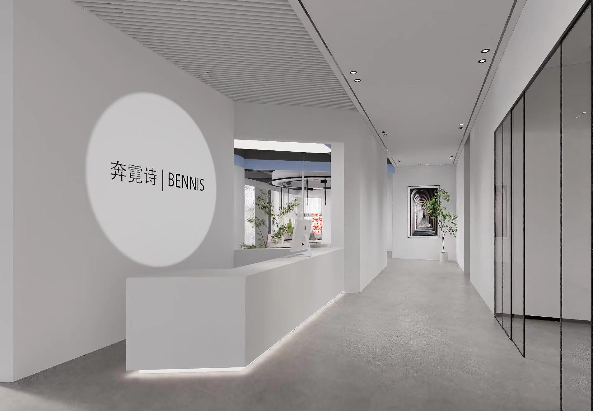 以「白 + 自然」為筆，在奔霓詩的空間里寫極簡敘事