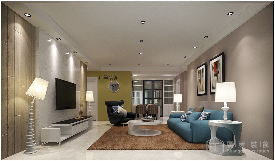 【香檳山2】135㎡ 文藝氣息范裝修案例