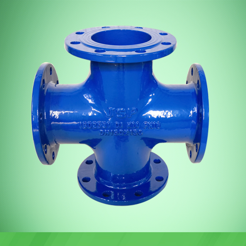 All flanged cross