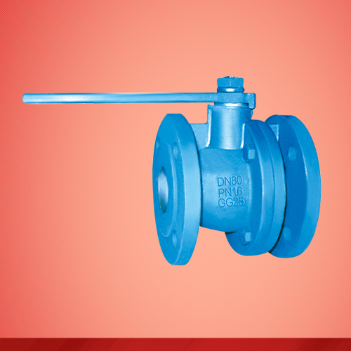 Flange end ball valve
