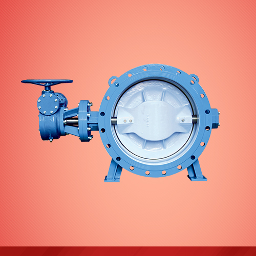 Flanged type gear box butterfly valve (D343X)