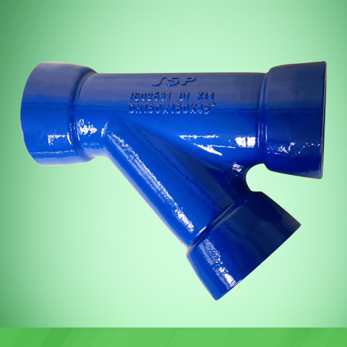 All socket tee with 45º angle branch