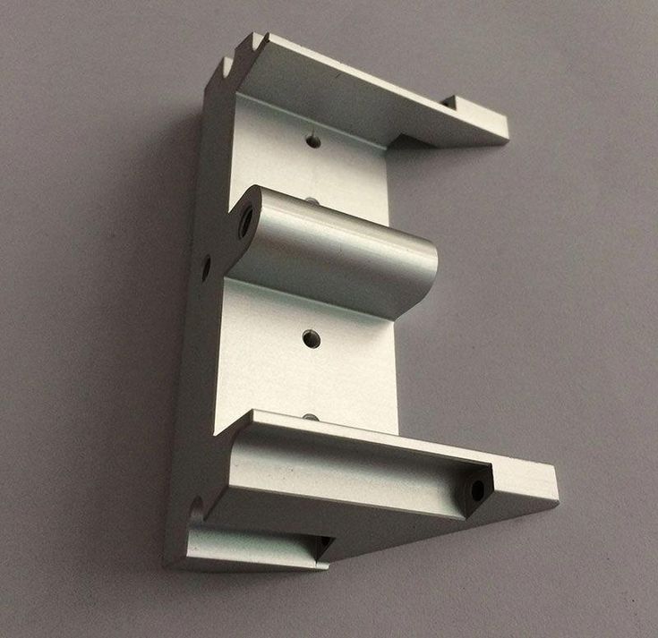 CNC Machined Anodized Aluminum Cover Plate with Vent Slots