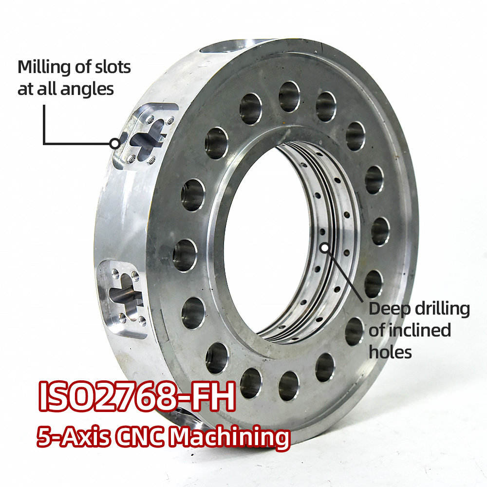 ISO2768-FH 5-Axis CNC Machining Curved Thin Plate Manufacturer