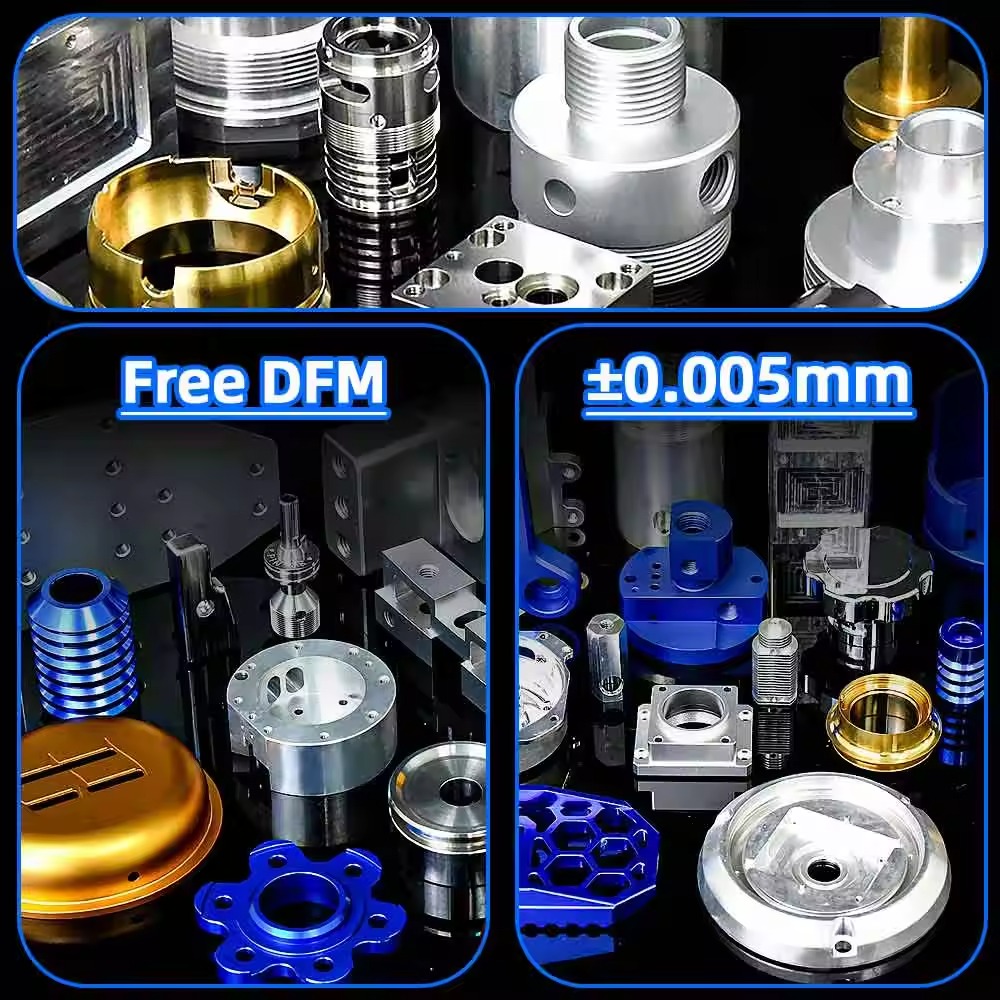 Ultra-Precision CNC Machining Services | ±0.005mm Tolerance & Free DFM Support