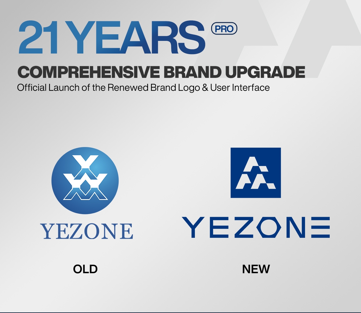 Yezone Celebrates 21 Years with a Comprehensive Brand Upgrade: New Logo and New VIS.