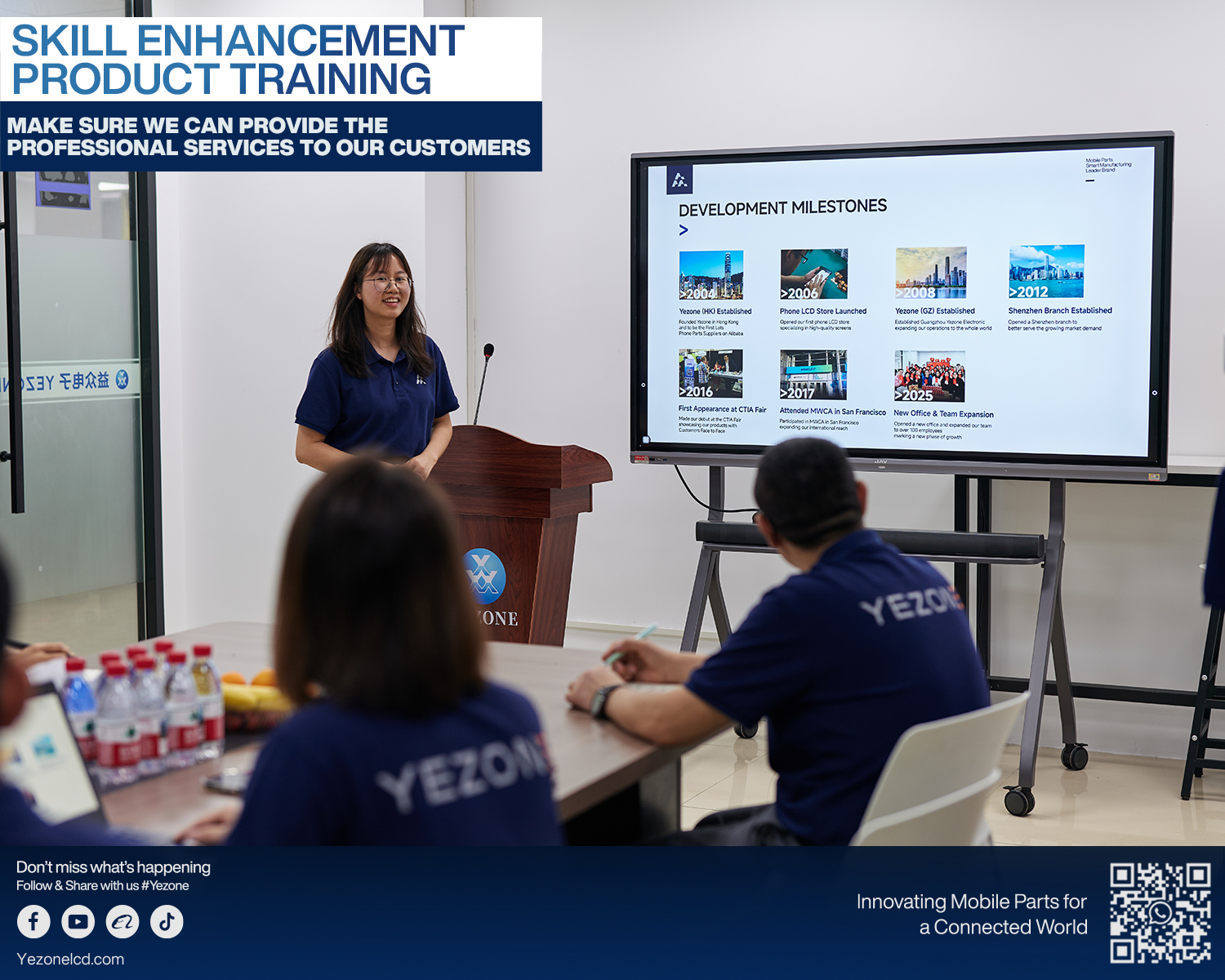 YEZONE Elevates Service Excellence Through Comprehensive Product Training Programs for Mobile Parts Professionals