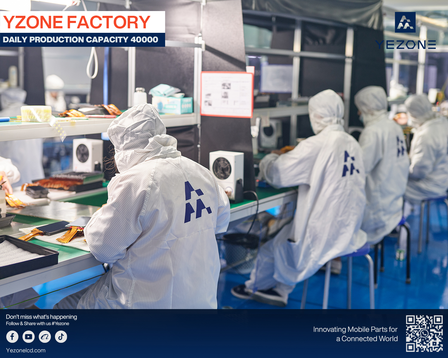 YEZONE Factory: Leading the Way in Mobile Parts Manufacturing, Wholesale, and Repair Solutions