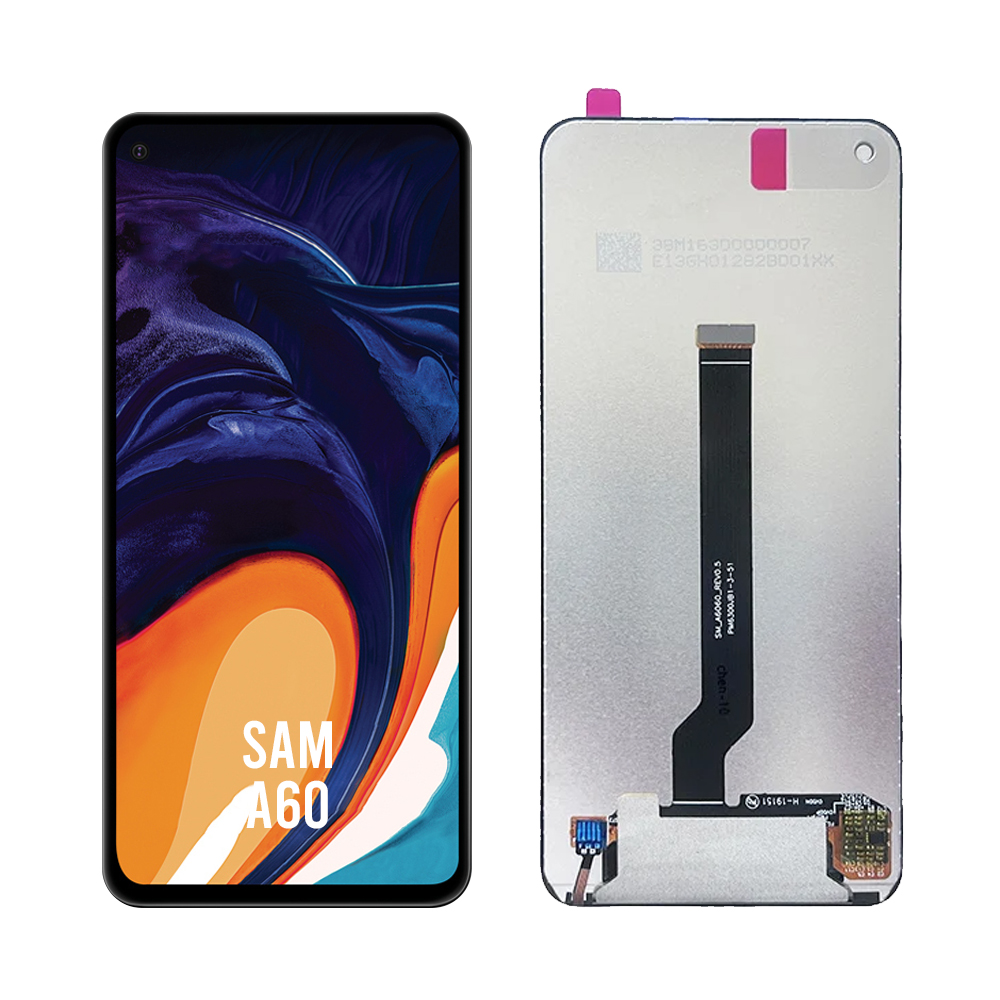 Samsung A60 LCD Screen mobile phone spare parts Original Replacement For Samsung A60 Display Assembly