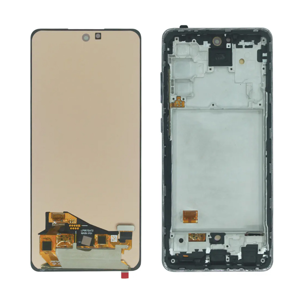 Samsung A72 LCD Screen SM-A725 LCD Display Touch Screen For Samsung A72 Replacement Frame