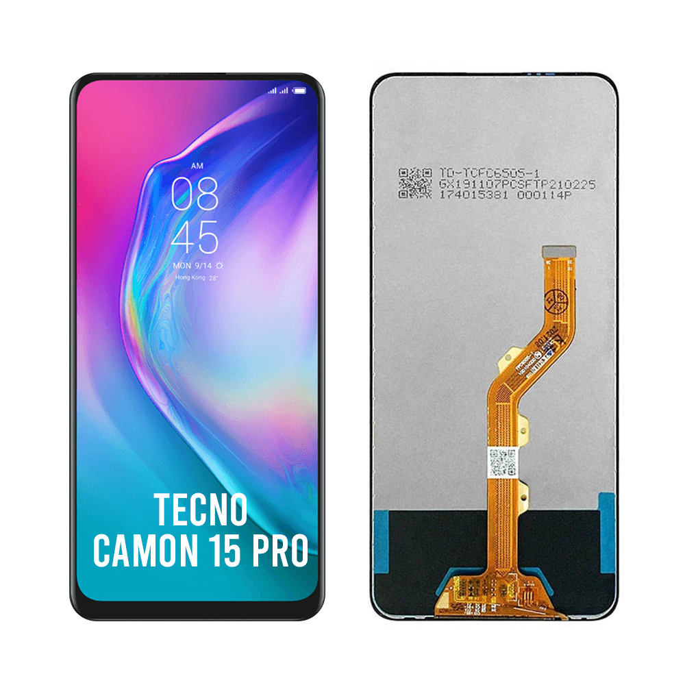 Tecno Camon 15 Pro Cd8 Lcd Display Touch Screen Complete For Tecno