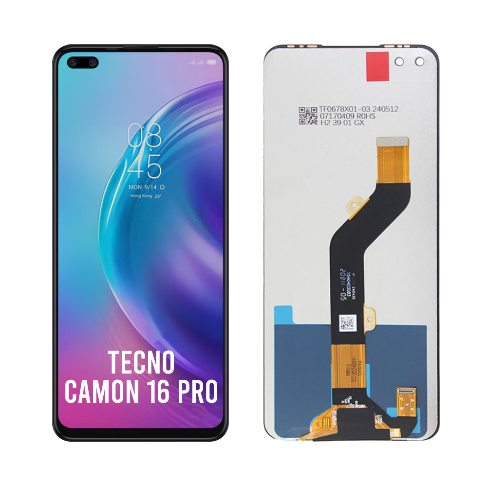 Tecno Camon 16 Pro Screen Ce8 6.8 Inch Lcd Display Repair Parts