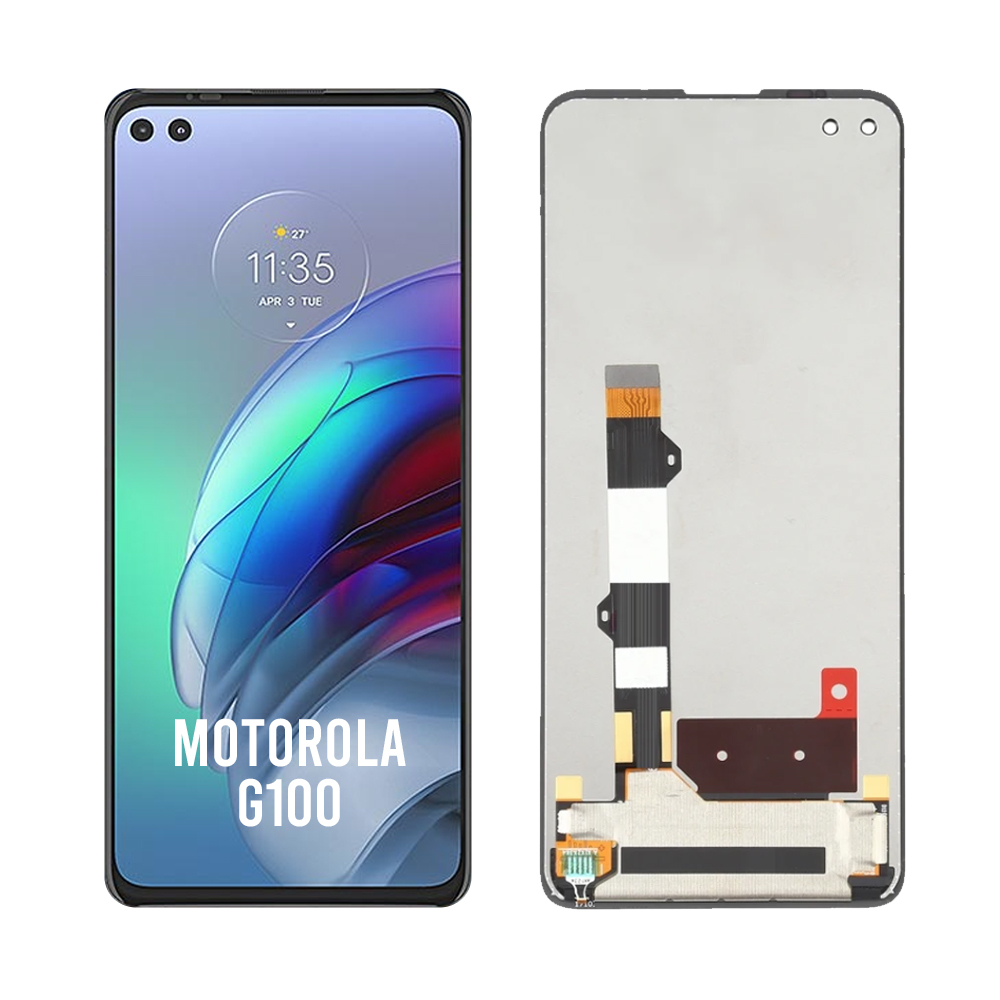 Moto G100 Screen With Frame Display For Motorola G100 Edges Edge S Pantalla For Moto Mobile Lcds Replacement Parts