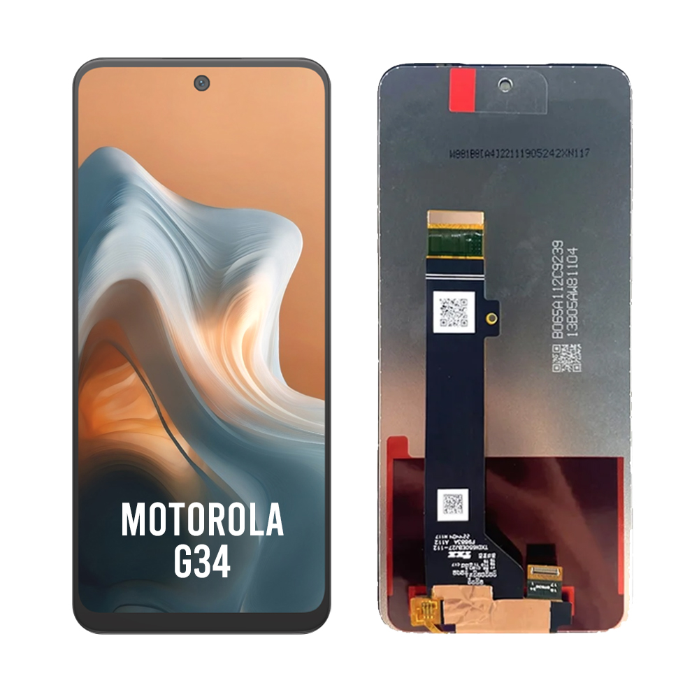 Moto G34 Xt2363-2 Panel With Frame Pantalla LCD Original De For Motorola G34 Oem Display Combo Screen Replacement For Moto