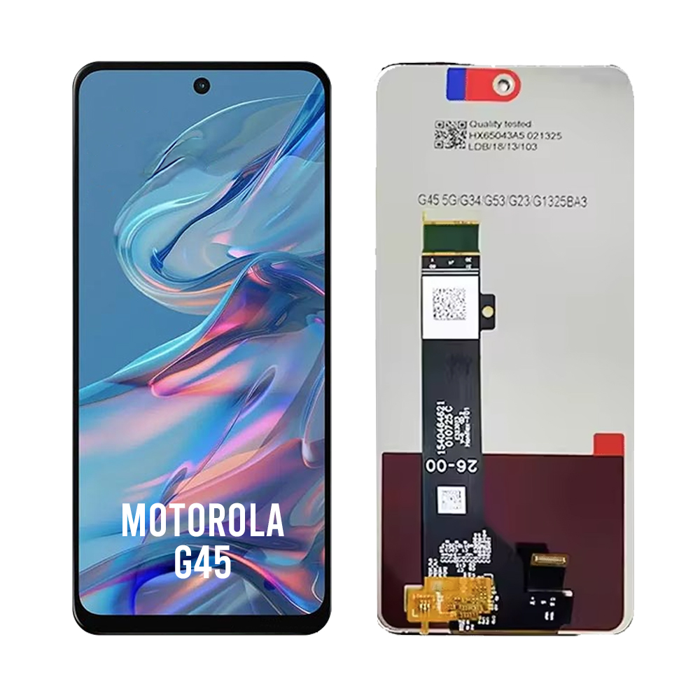 Motorola G45 Lcd Display With Frame For Moto G45 Display Touch Screen Pantalla De Para Motorola G13 G23 G53 G34 G45 Mpbile Phone Screen Replacement