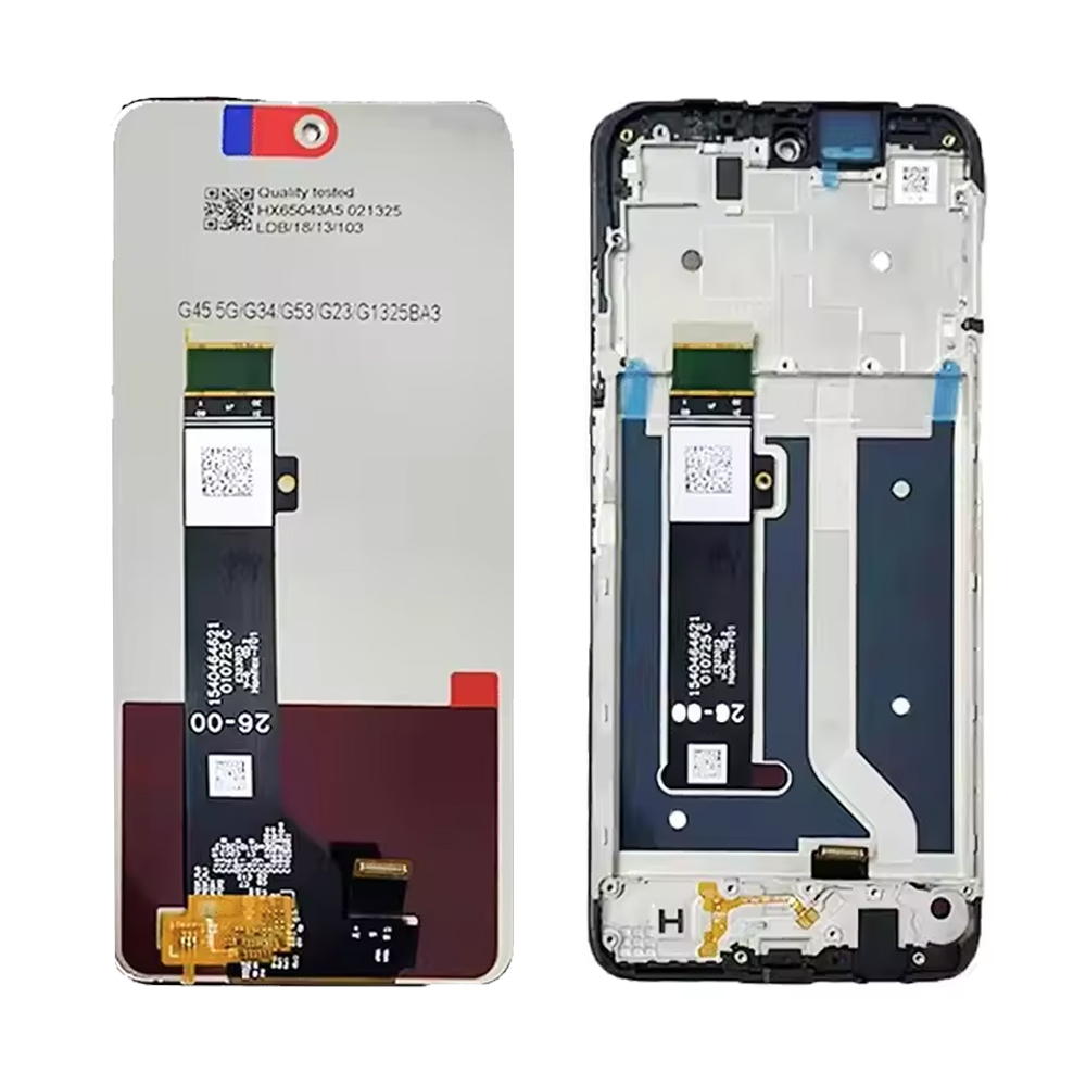 Motorola G45 Lcd Display With Frame For Moto G45 Display Touch Screen Pantalla De Para Motorola G13 G23 G53 G34 G45 Mpbile Phone Screen Replacement