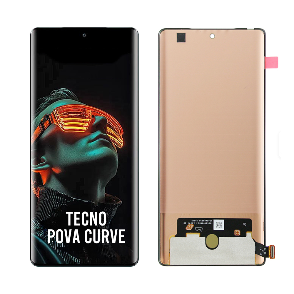 Tecno Pova Curve Lcd Touch Screen Digitizer Assembly With Frame Pova Curve 5G Ercan For Tecno Infinix Itel
