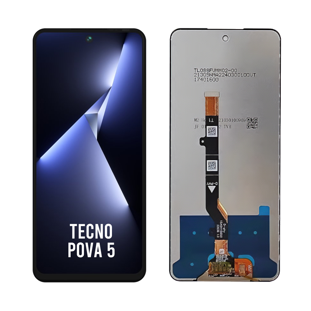 Tecno Pova 5 Mobile Phone Lcd Panel Assembly Display Replacement For Tecno Pova 5 Lh7N Touch Screen