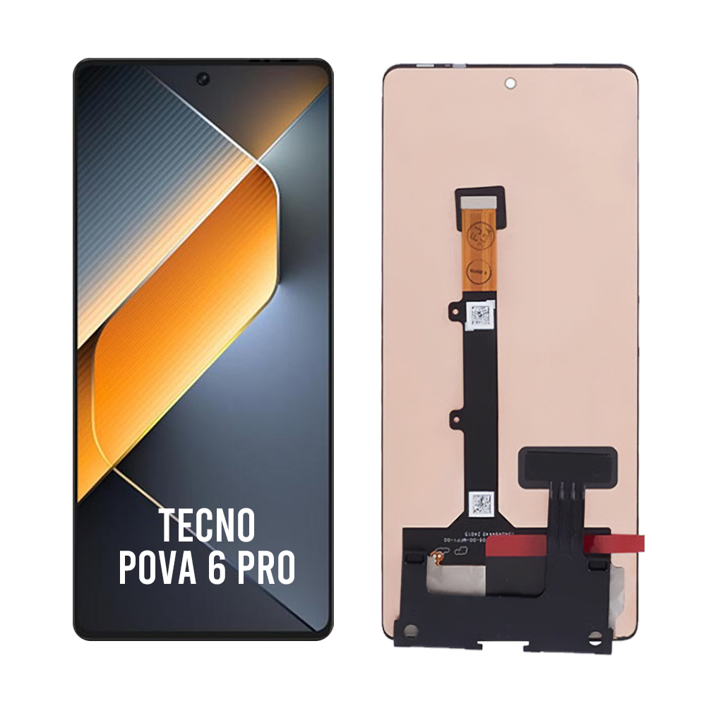 Tecno Pova 6 Pro Li9  Lcd Touch Screen Panel Digitizer Amoled For Tecno Pova 6 Pro 5G Pantalla With Fingerprint