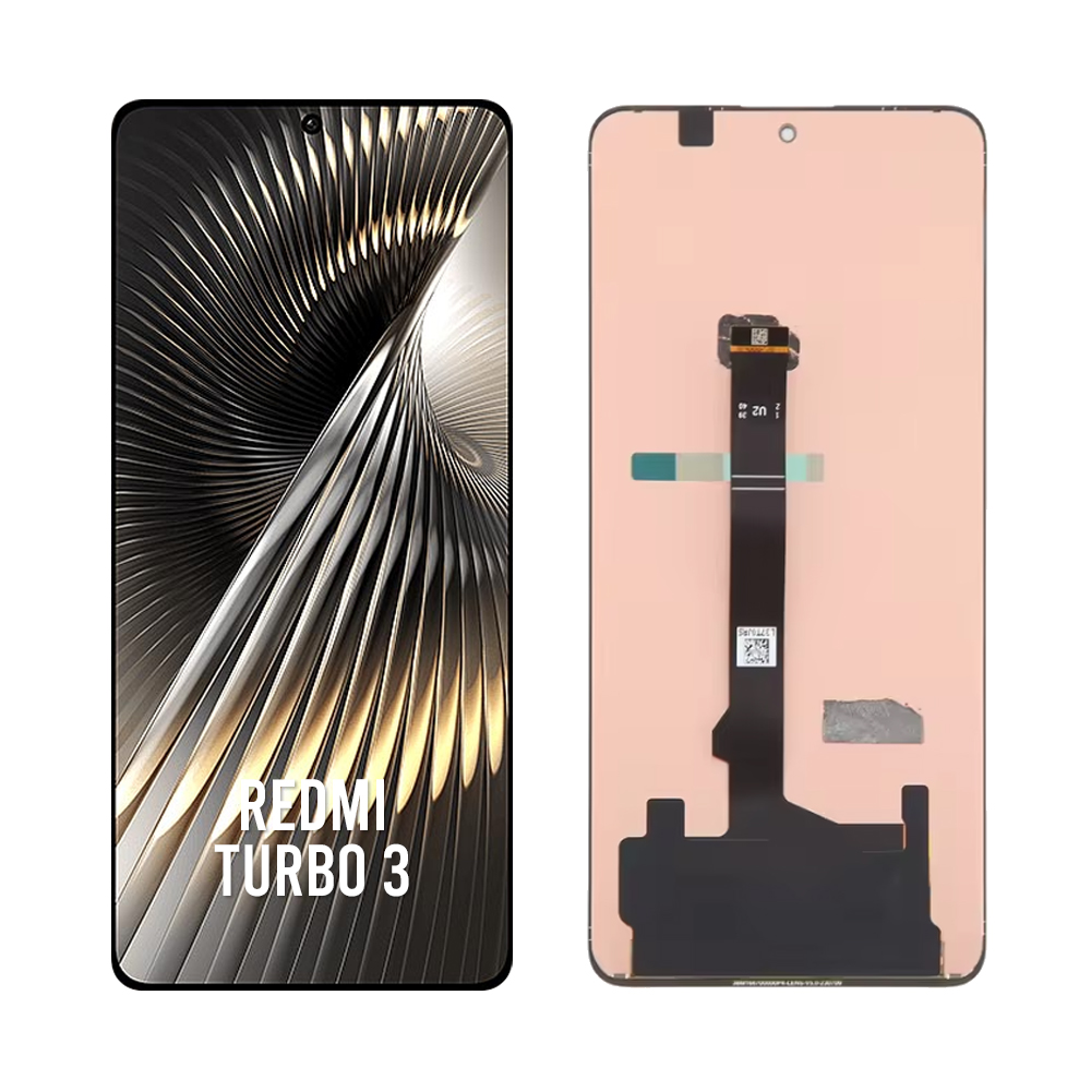 Xiaomi Redmi Turbo 3 Original Amoled Lcd Screen With Digitizer Full Assembly Panel Mobile Pantalla For Redmi Turbo 3 24069Ra21C Repair Parts
