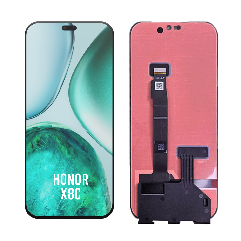 Huawei Honor X8C Display With Fingerprint For Honor X8C Lcd Display Touch Screen Digitizer For Huawei Pantalla