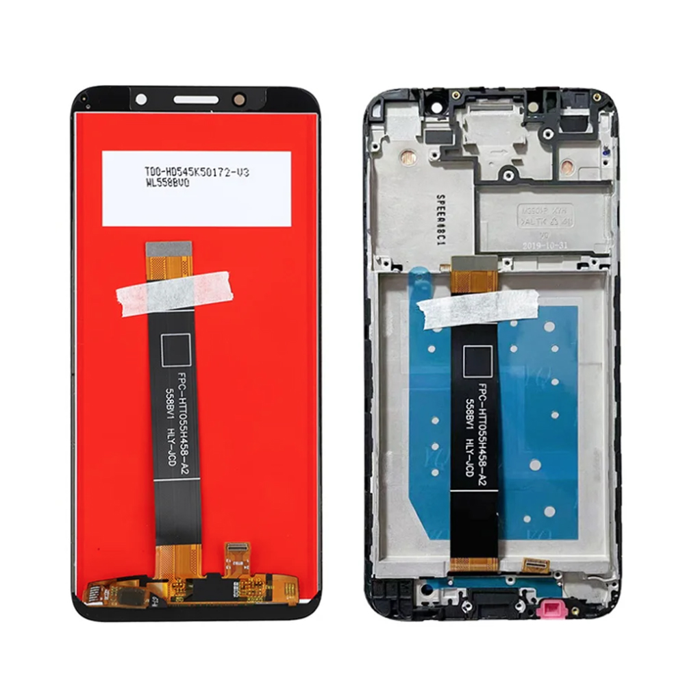 Huawei Y5P Lcd Display Touch Screen Digitizer Assembly Repair Parts For Huawei Y5P 2020 Dra-Lx9 Lcd Pantalla With Frame Replacement