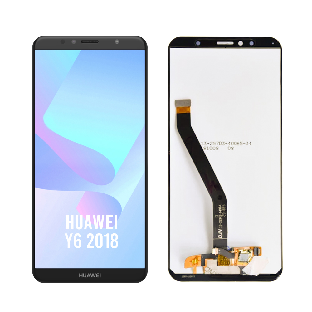 Huawei Y6 2018 Lcd Display Touch Screen Digitizer Panel Digitizer Assembly With Frame Replacemen For Huawei Y6 2018 Pantalla