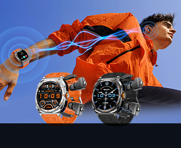 Earbuds watch 2-in-1