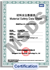 MSDS certification