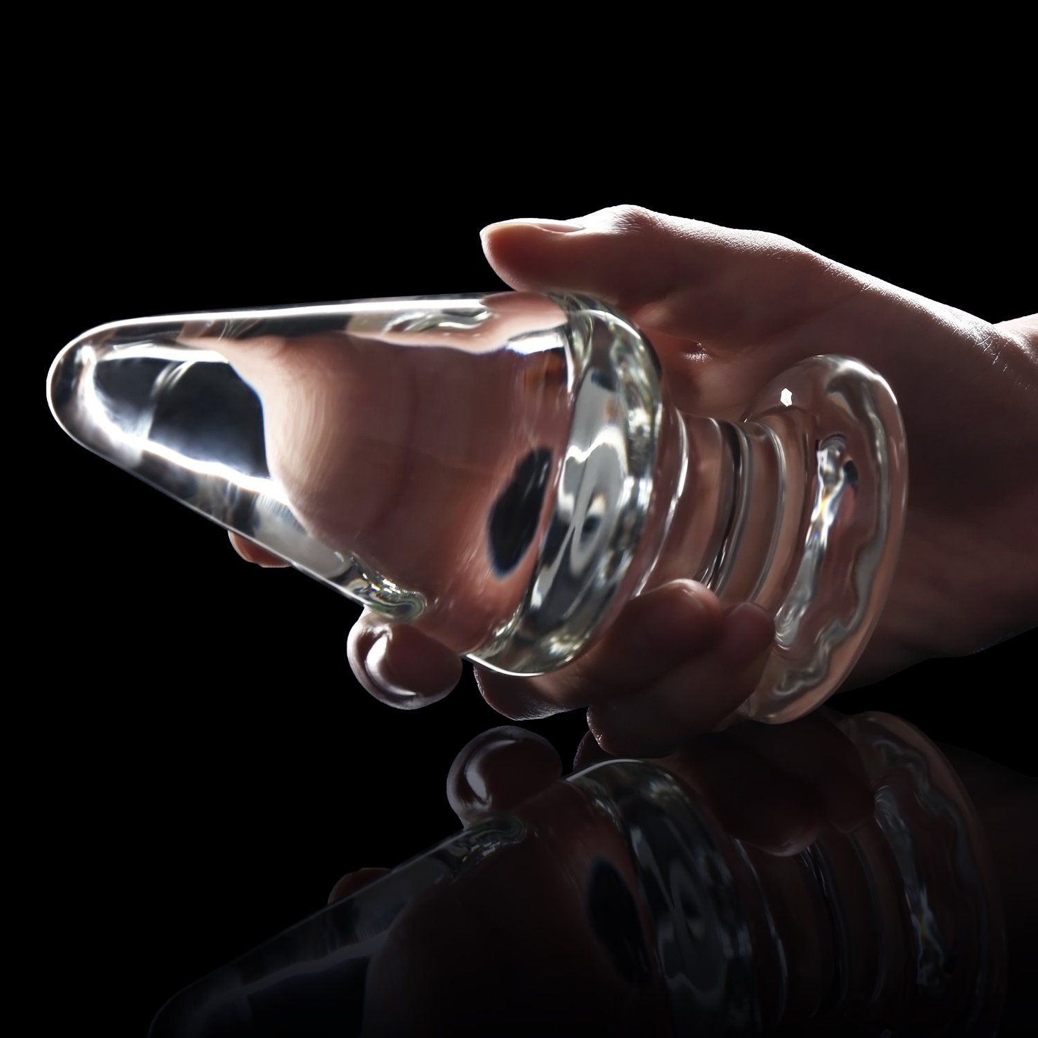 Greenpinecone® Glas Dildo Klar Kristall Buttplug