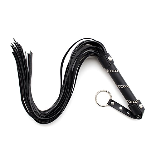 Greenpinecone® Leder Bondage Set Erotik Peitsche aus Leder Lederpeitsche BDSM Sex Quaste