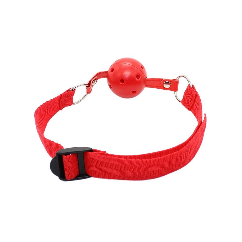 BDSM Bondage Erotik Rot Ballknebel Mundknebel knebel Gag, SM Sex-Spielzeug für Anfänger