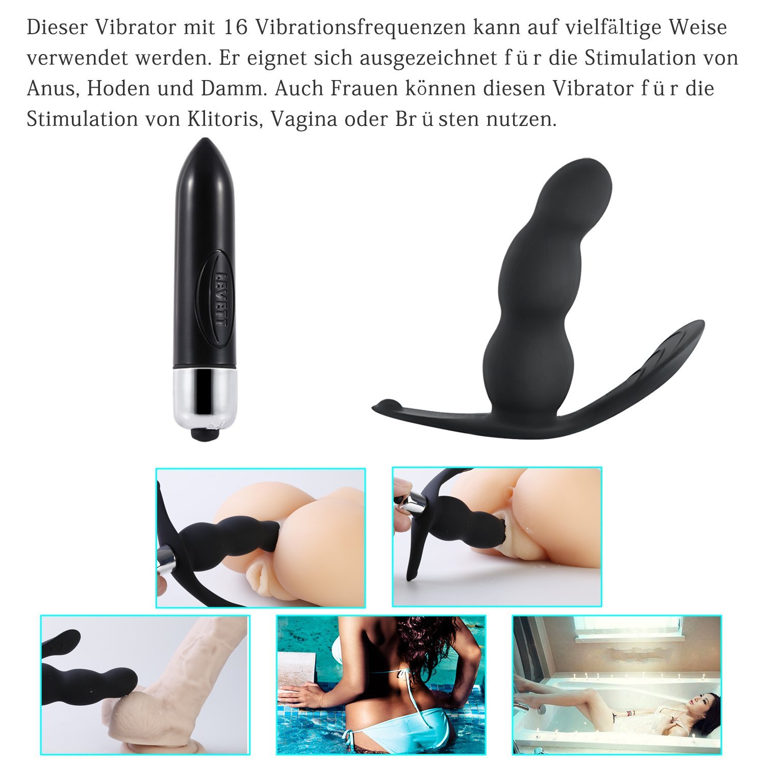 Greenpinecone Silikon Prostata Massager Mit Perineum Massage,Anal vibrator butt plug