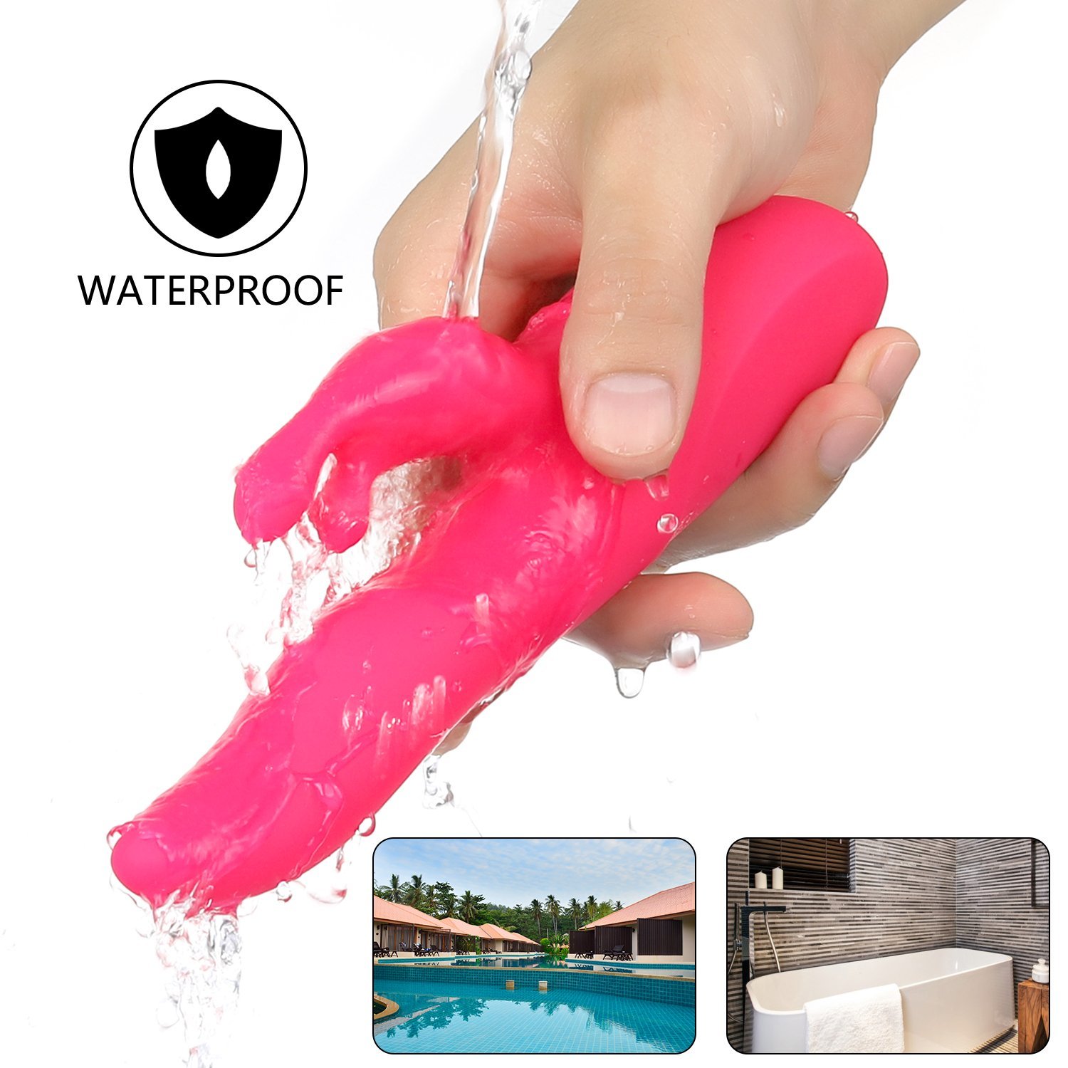 Neu!! Flexibler Zungen Vibrator mit 360 Grad Drehbaren Super G Punktmassagerät