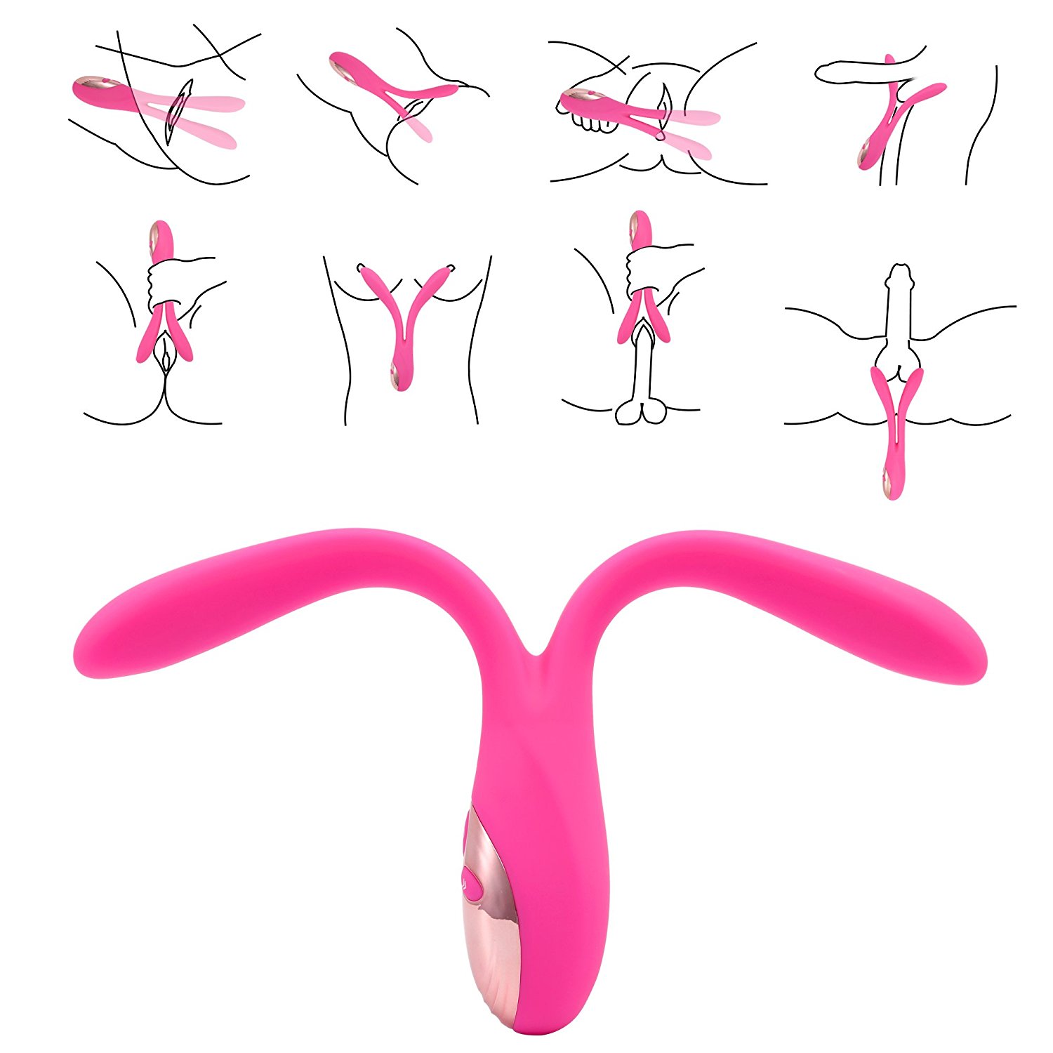 Super flexibler Hasenvibrator(Unterschiedliche Formen) mit 3 Vibrationsintensitäten