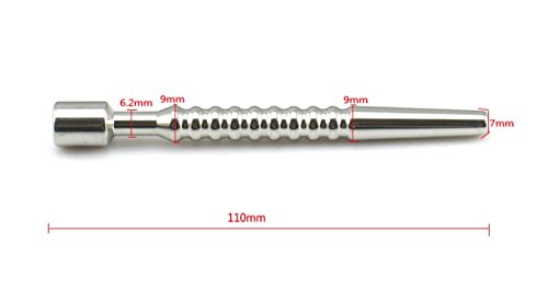 9 mm Edelstahl Prinzenzepter Urin Bohrung Urethral Sonde urinieren Penisstab