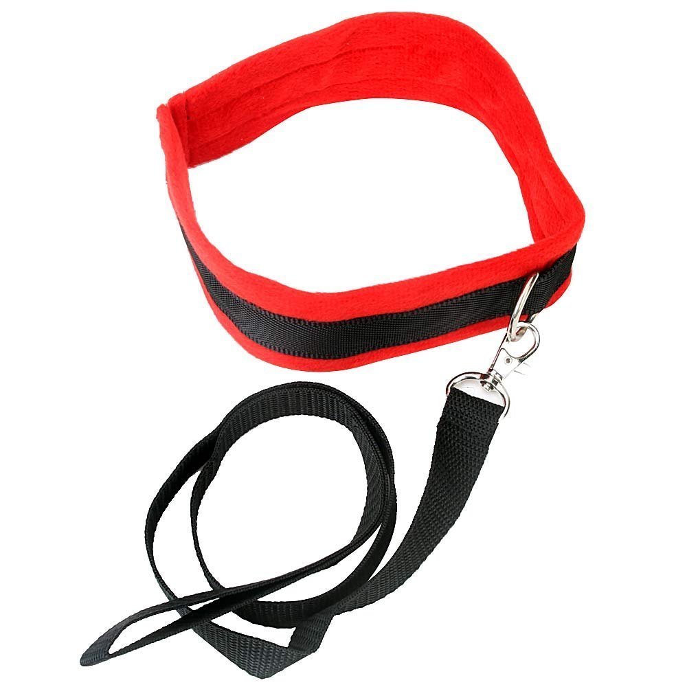 Unter dem Bett Bondageset Fesseln Systems in Rot mit 9 Stück Sexspielzeug für paare