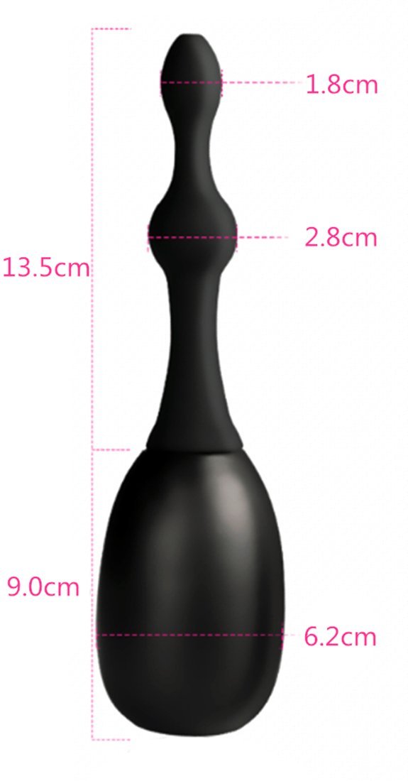 Greenpinecone Silikon Anal-Spülung,Analdusche und Vaginaldusche,Perlen Klistierspritze