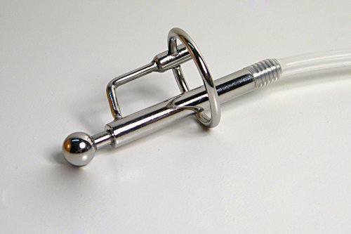 Greenpinecone® Penis Plug Dilator mit Eichelring - 185mm lang - flexibler - Bondage BDSM CBT SM