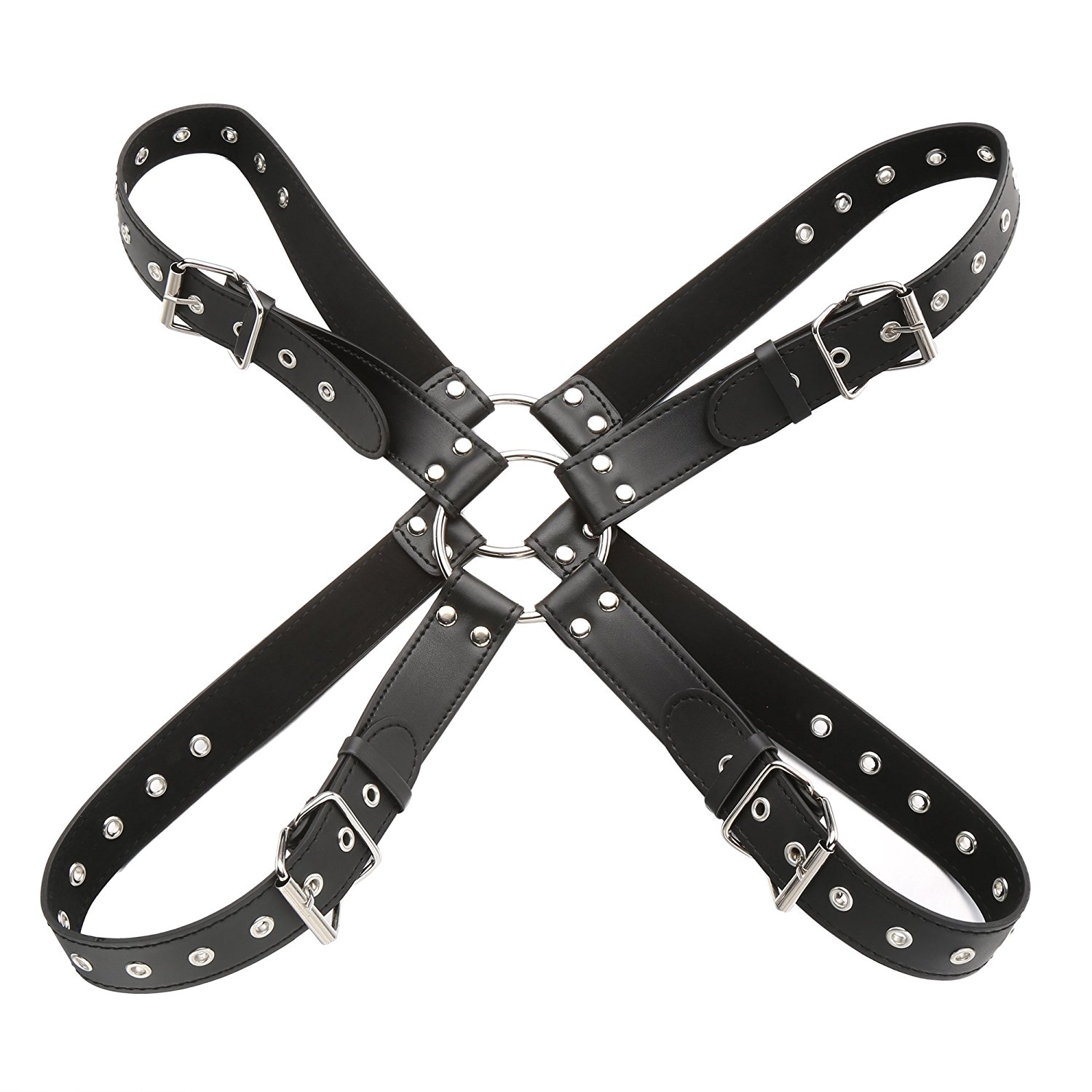 Männer Herren Bondage Fetisch Leder Arm Brust Harness Harnais Gay Leather Cuir Einstellbar