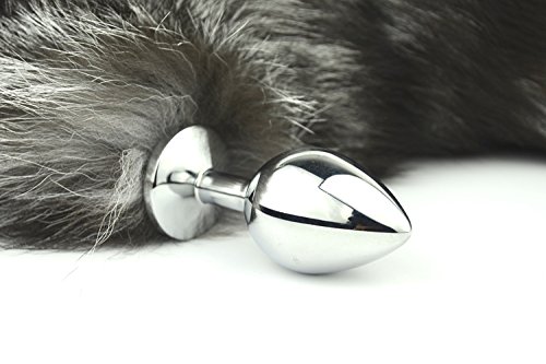 Greenpinecone Fuchsschwanz AnalPlug Groß Ø42mm Buttplug Erotik Cosplay SM Bondage Sexspielzeug
