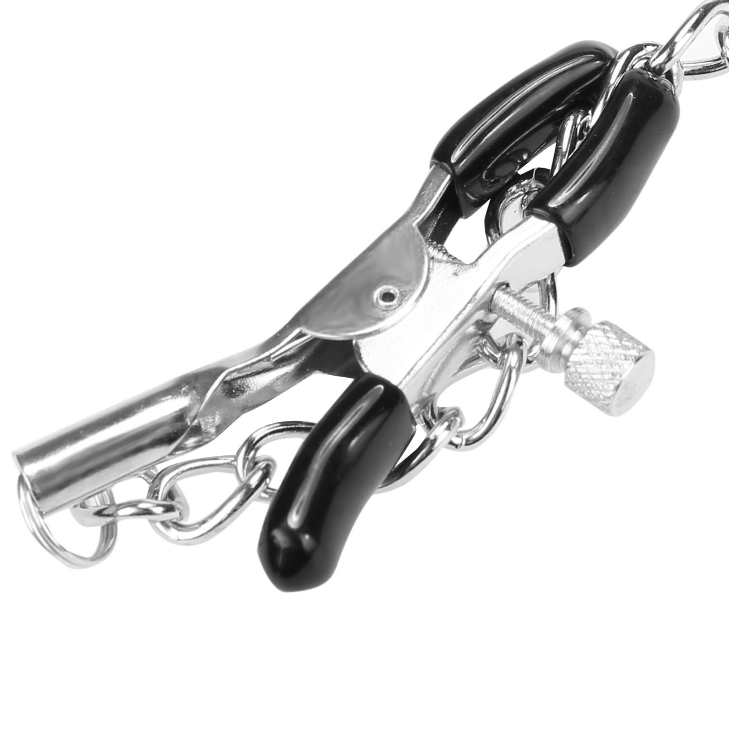 Greenpinecone® SM Bondage Knebel Nippelklemmen mit Fetisch Halsband