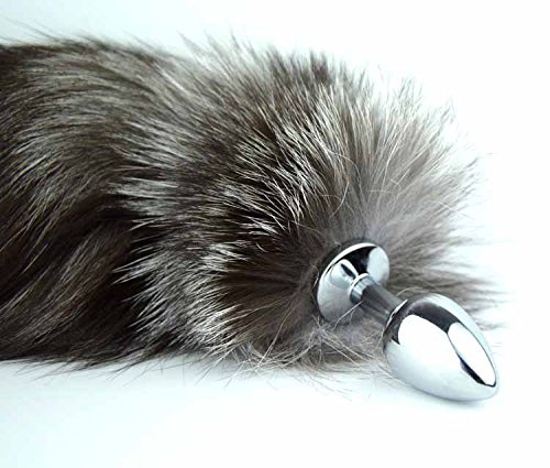 Greenpinecone Fuchsschwanz AnalPlug Groß Ø42mm Buttplug Erotik Cosplay SM Bondage Sexspielzeug