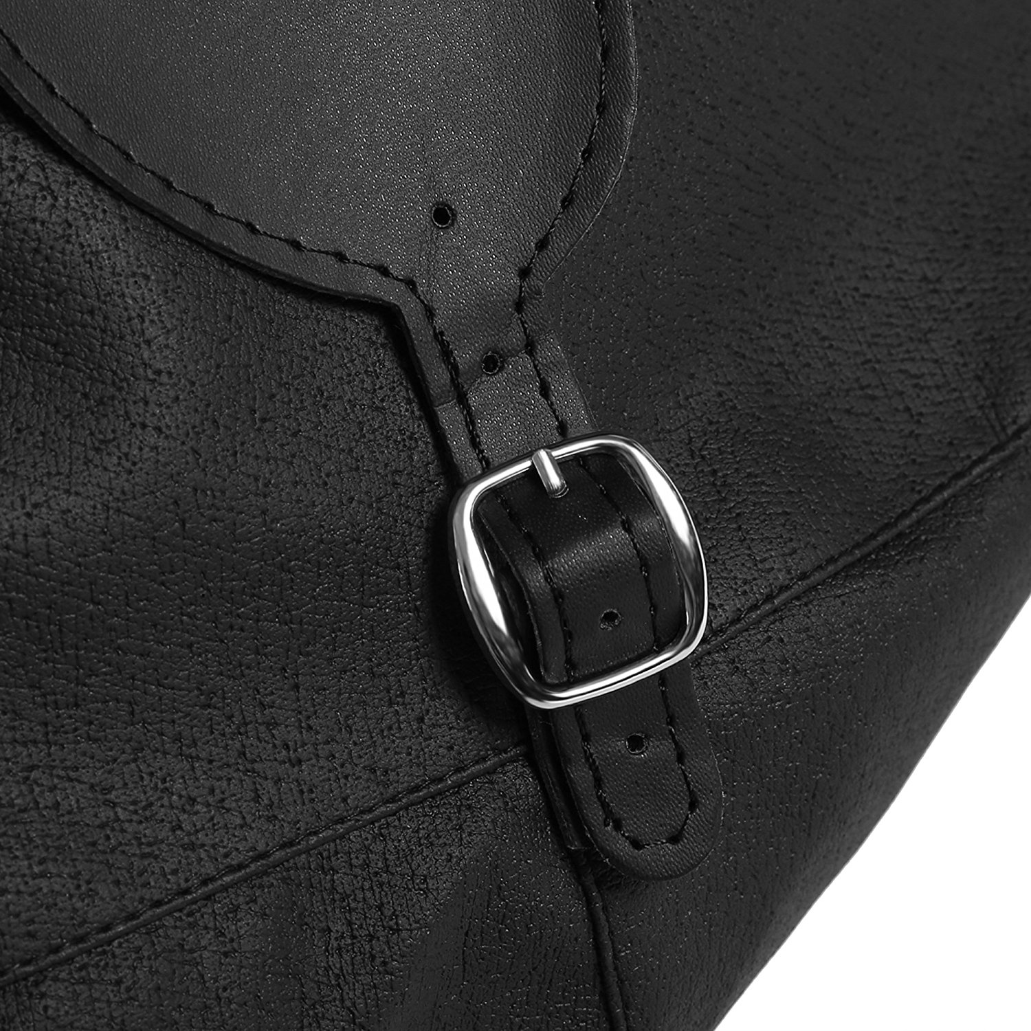 blickdicht Leder Kopfmaske in schwarz mit abschließbarknebel Augenbinde - Bondage