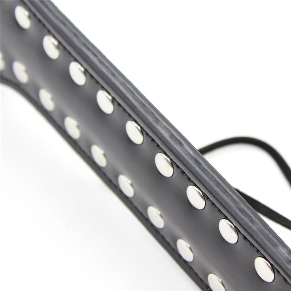 Bondage Erotische Herzform Peitsche Leder Rivet Hand Spanking Paddle Paddel für