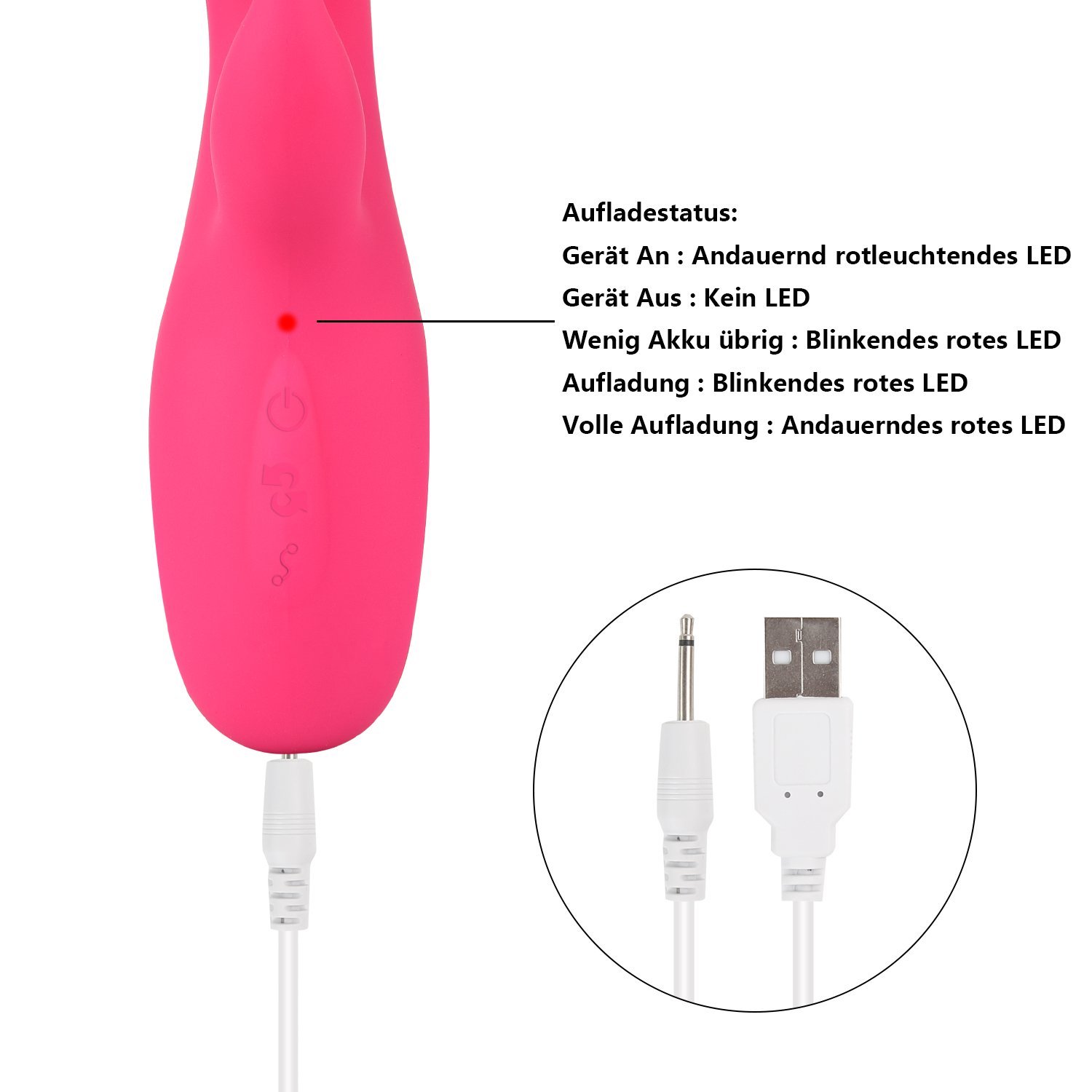 Neu!! Flexibler Zungen Vibrator mit 360 Grad Drehbaren Super G Punktmassagerät